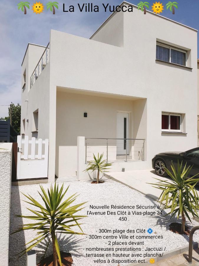 La Villa Yucca Vias Plage - 300M Plage Et Centre Екстер'єр фото
